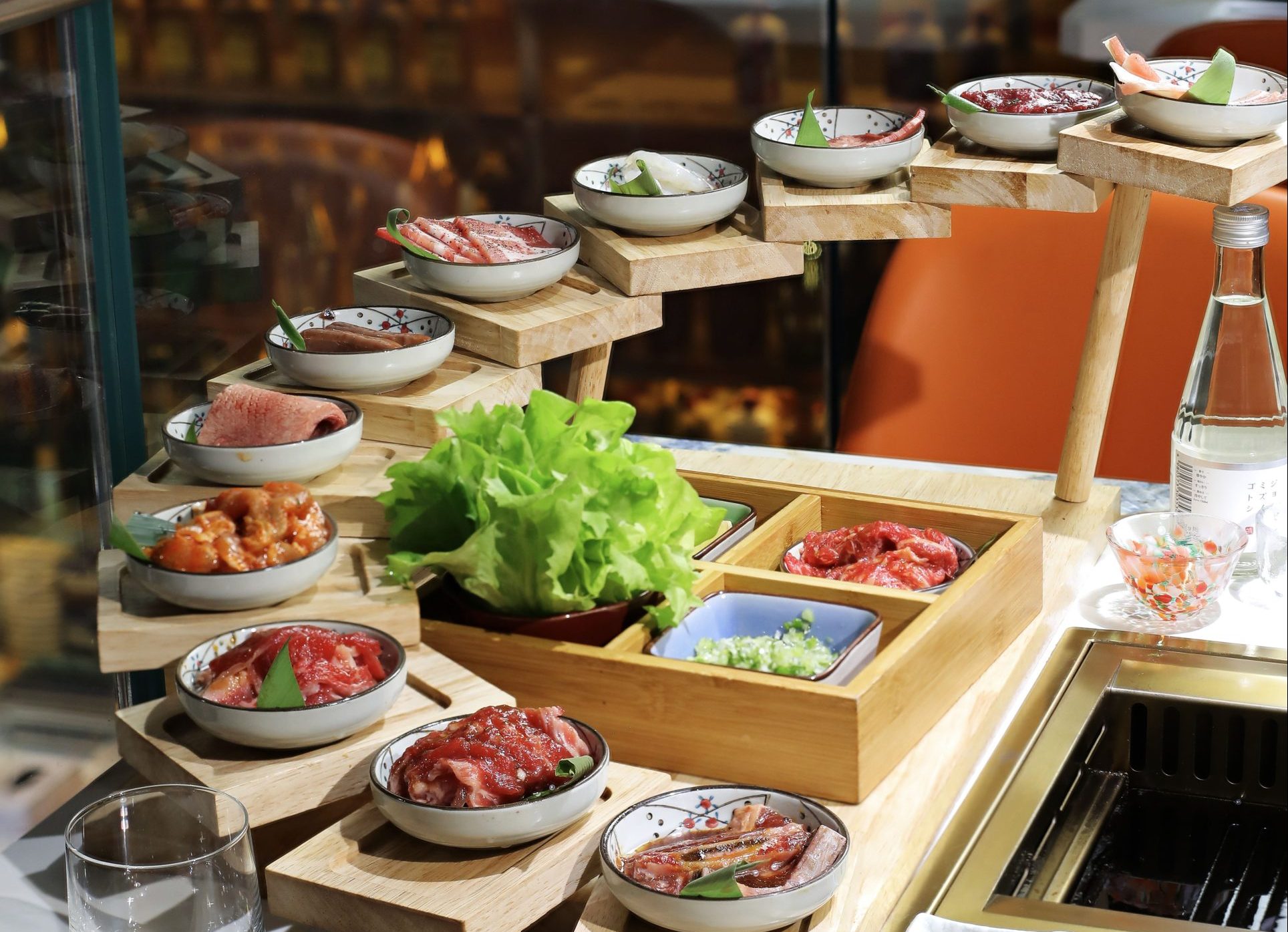 High Yaki BBQ staircase